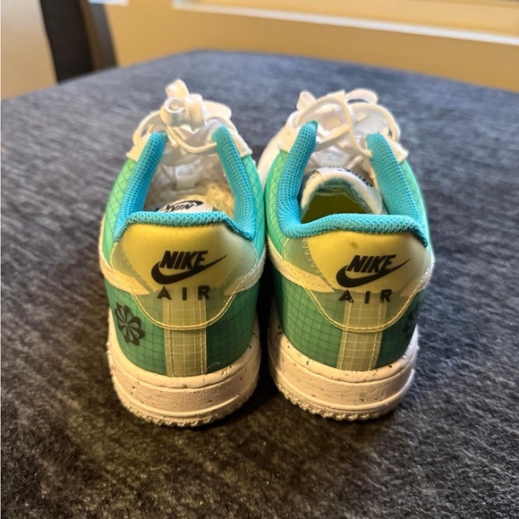 Nike Air Force 1 Low Crater M2Z2 Low-Top with Teal Collar(worn 2x) - Picture 3 of 5